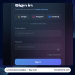 Modern Animated Login Page Template — HTML CSS JS | Social Login (Google, Instagram, Facebook) | Responsive & Dark Theme