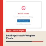 FREE Page Access Control Plugin for WordPress