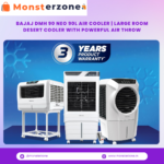 Bajaj DMH 90 Neo 90L Air Cooler | Large Room Desert Cooler with Powerful Air Throw